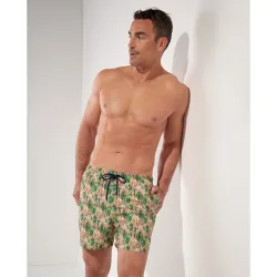 Bañador bermuda estampado multicolor de bre