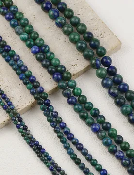 Phoenix Lapis Lazuli Natural Stone Ore Round Loose Beads Ball For Jewelry Bracelet Necklace Making DIY Accessories 4/6/8/10/12MM - Aliexpress - FashionsVida