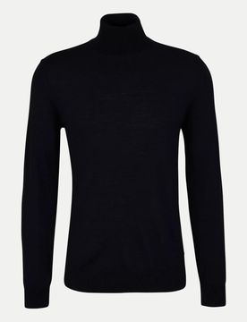Rollkragenpullover Donte Blau L