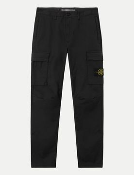 Tapered-Fit Cargohose Schwarz 33