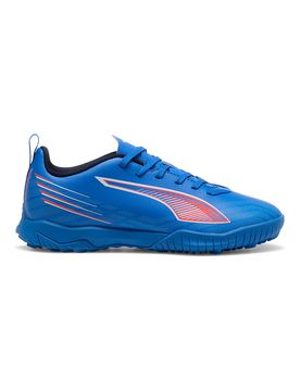 Scarpe calcio blu leggere con grip Ultra 6 Play TT Jr 38½
