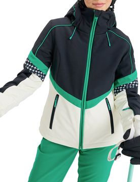 Skijacke aus PrimaLoft® Peak Chic Softshell Jacket Black für Damen aus Softshell Größe S schwarz
