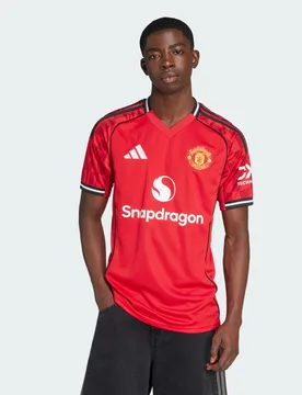Maglia Home Manchester United FC 25/26 L Mufc Red - Adidas - FashionsVida
