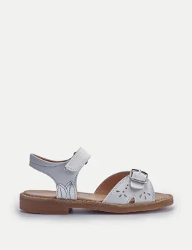 Kids' Schoolwear Leather Riptape Sandals (7 Small - 1½ Large) White Female - Start-Rite - FashionsVida