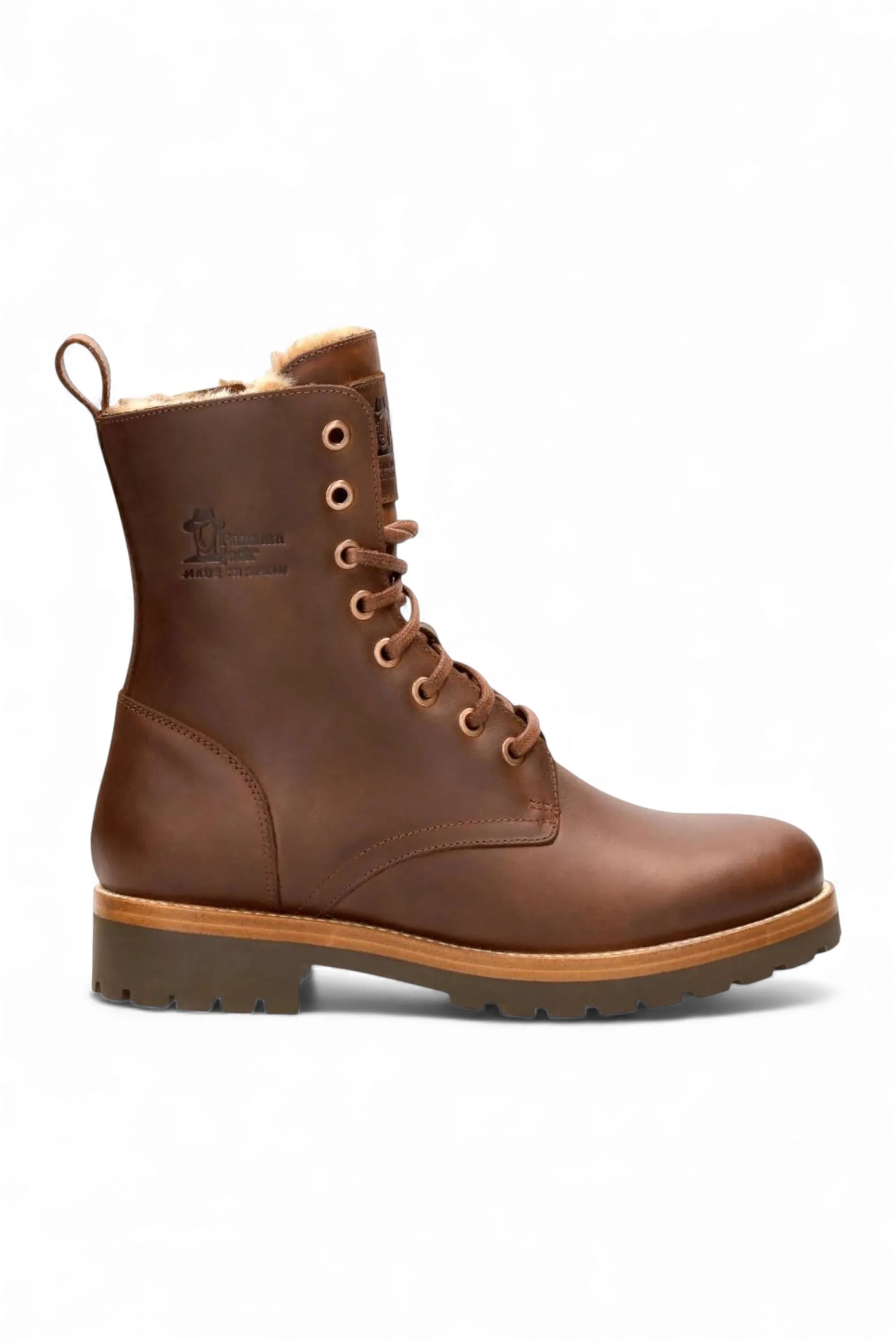 Womens Frisia B10 Waterproof Leather Combat Boots - - Size: 9 - Panama jack - FashionsVida
