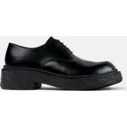 Zapatos de cordones unisex vamonos de piel lisos
