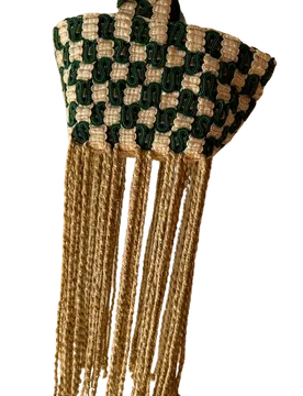 Borbonese Woven Boho Bag - Borbonese - FashionsVida