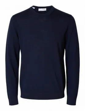 Slhtray ls knit merino roll neck noos - Selected - FashionsVida