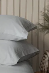 Thread Count Bamboo Pillow Cases Platinum Housewife 2 Pack - Grey - Size: One Size