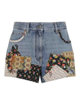 Valentino Pantaloni patchwork