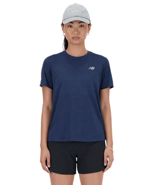 Women T-Shirts - Blue - Size XS - Blue - Size: Extra Small - New Balance - FashionsVida