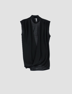 IMPERIAL top incrociato donna nero