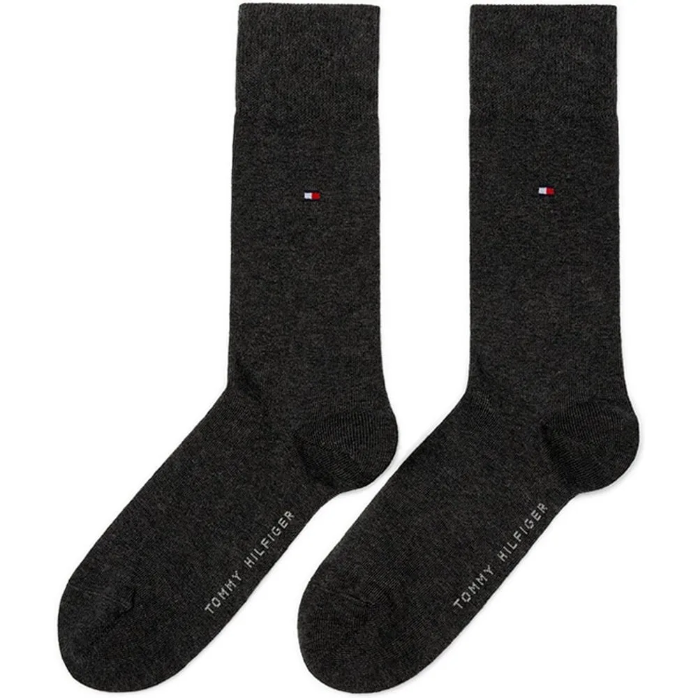 Pack de dos pares de calcetines de hombre en color jeans - Tommy Hilfiger - FashionsVida