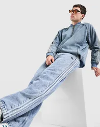 Mens SST Gothic Denim Jeans - Blu, blu blu Uomo taglia 38