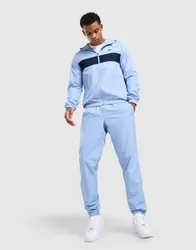 Colour Block Hooded Tracksuit - Herren, Blau - male - Size: 6/XL