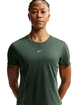 Swift Aero-fit Short-sleeve Running Top Damen T-Shirts - Schwarz - Größe 34 - Baumwoll-Jersey Black 34 - Nike - FashionsVida