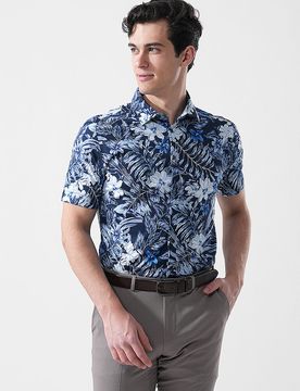 Jerseyhemd Slim Fit dunkelblau XL herren