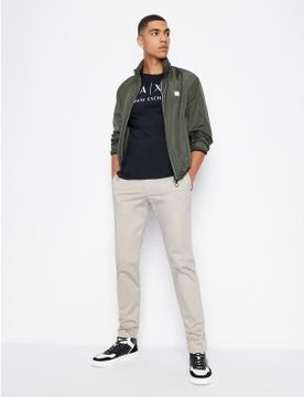 Para hombre. 8NZTCHZ8H4Z1510 Camiseta lisa (L), Casual, Algodón, Manga larga