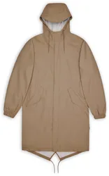 Veste longue imperméable et coupe-vent - Fishtail Parka W3 Beige - Taille L