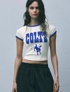 Nfl Colts T-Shirt (Size: ) - Pull&bear - FashionsVida