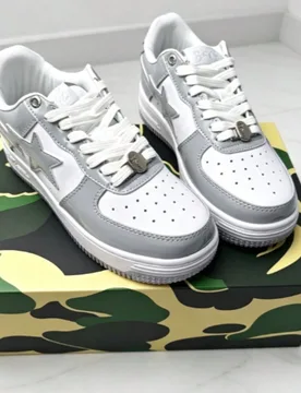 Zapatillas Bape Star Logo de A BATHING APE, calzado casual con cordones unisex para primavera/verano, para interior, exterior y todas las estaciones - Shein - FashionsVida
