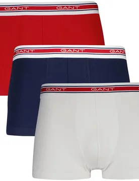 Paquete de tres bóxers con cinturilla a rayas - Gant - FashionsVida