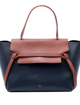Mini Bicolor Smooth Calfskin Belt Bag - Celine - FashionsVida