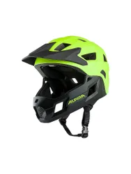 Kinder Fullface MTB-Helm Rupi grün B