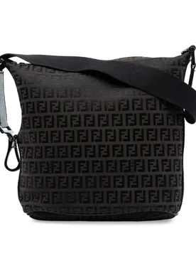 Zucchino Canvas Shoulder Bag - Fendi - FashionsVida