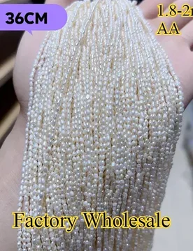 Mm AA New Hot Sale Small Rice Factory Wholesale Natural Freshwater Pearl Spacer Bead for Jewelry MakeDIY Necklace Bracelet - Aliexpress - FashionsVida