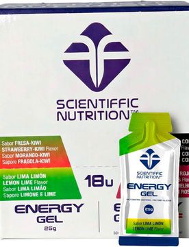 Caja gel energy 25g lima limn 18 uds energía instantánea (UNICA)