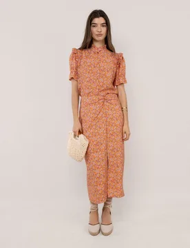 Falda midi de mujer estampada adeline - El Ganso - FashionsVida