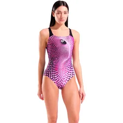 Peacock Pro Swimsuit Multi Pink 40 Women