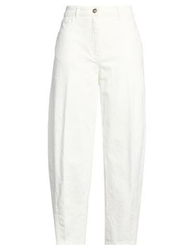 Jeanshose Damen Weiß 36 Damen