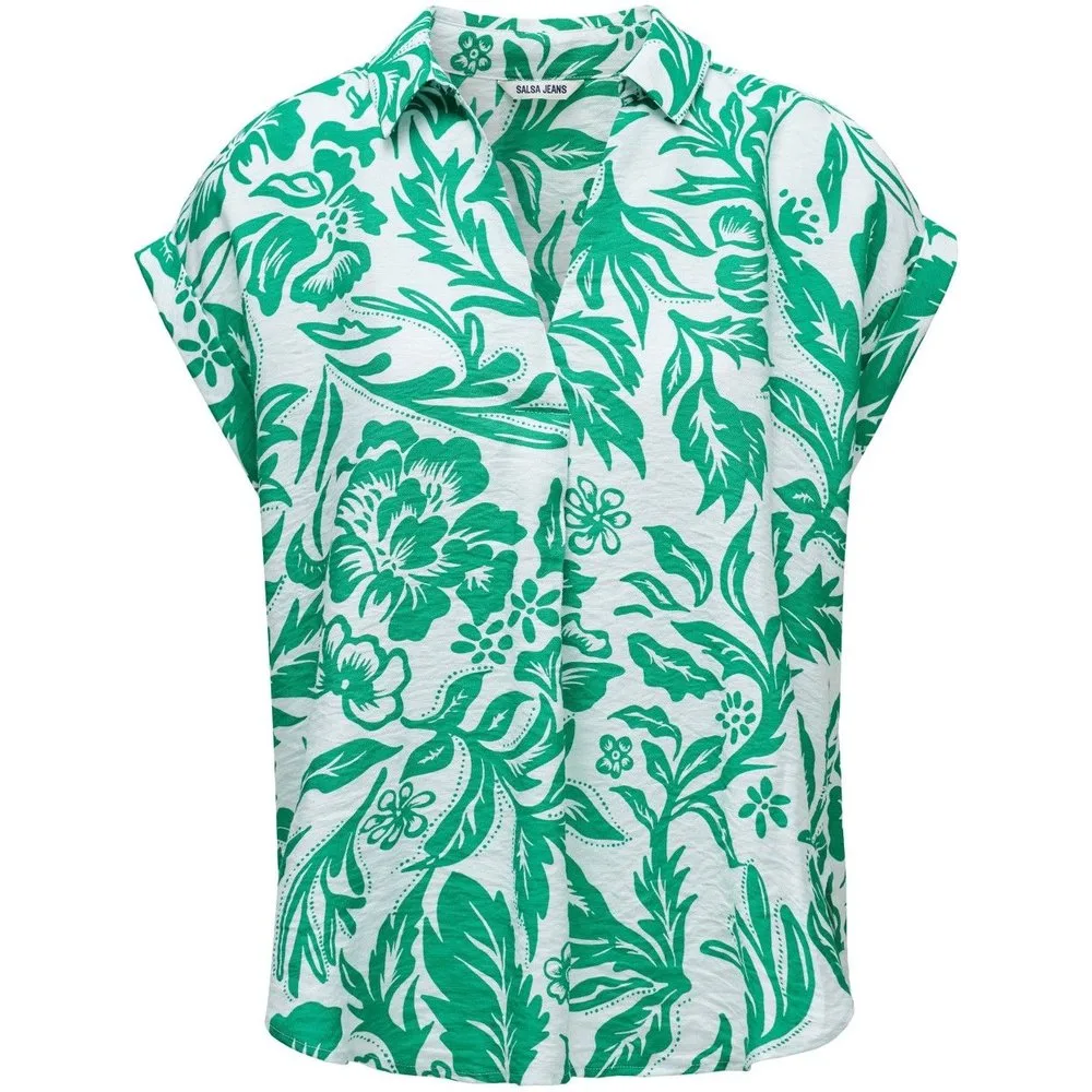 Camisa con patrón de mujer - Salsa Jeans - FashionsVida