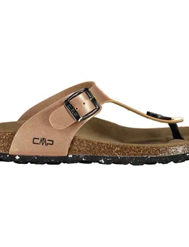 Eco Mymosa Wmn Flip Flop Damen Slipper, gold, Größe 38 38 - CMP - FashionsVida