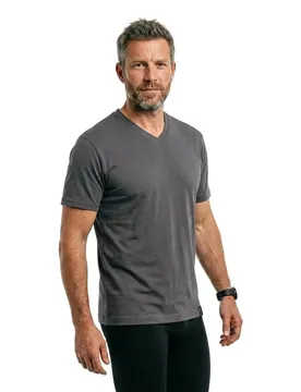 T-shirt à Manches Courtes Crossover 50415 Anthracite S