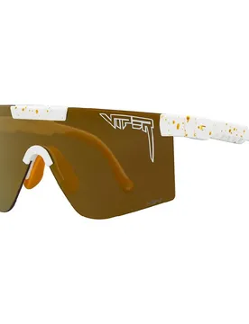 Occhiali Da Sole Polarizzati The Bel Air Original Wide White Splatter