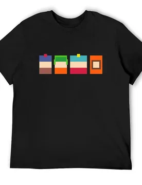 South Park Boys Pixel Art T-Shirt Funny t-shirts funny meme t-shirts graphic shirts mens designer t shirt - Aliexpress - FashionsVida