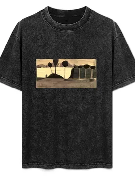 Park by the Lake A Serene Canvas of Paul Klee's Vision T-Shirt - Aliexpress - FashionsVida