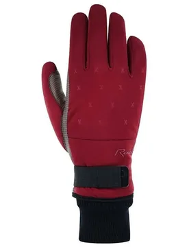 Ehrwald Damen Fingerhandschuhe, rot 8,5 - Roeckl Sports - FashionsVida