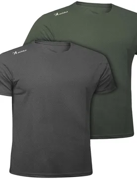 Pack 2 camisetas de running de hombre RIO JASPE - Asioka - FashionsVida