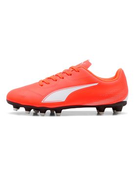 Scarpe da calcio arancioni con logo bianco Vitoria II FG/AG Jr 35½