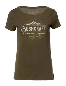 T-Shirt Bushcraft Wilderness Survival army Frauen - L Damen L adult Damen - 720gear - FashionsVida