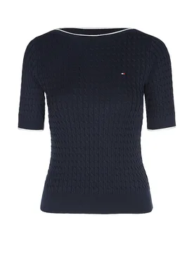 Pull-over bleu marine S - Tommy hilfiger - FashionsVida