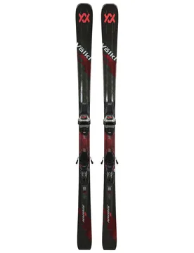 Ski Set inkl. Bdg. Pistenski Peregrine 80 Lowride + LR 12 Tcx 2026 für Herren aus Holz Größe 182 cm Rot - Völkl - FashionsVida