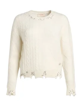 Pullover Damen Cremeweiß L,M,S,XS Damen - KAOS JEANS - FashionsVida