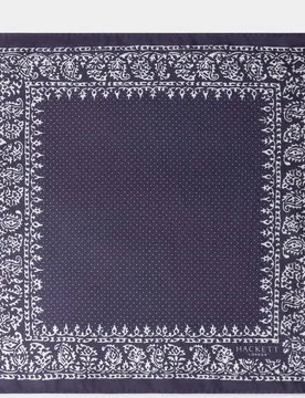 Pañuelo de bolsillo de hombre de seda algodón con lunares - Hackett - FashionsVida