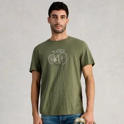 Abersoch Cogs Fairtrade Graphic T-Shirt