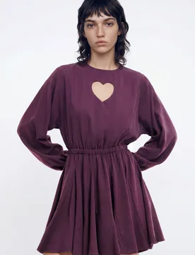 Robe courte cœur RED XS female - Desigual - FashionsVida